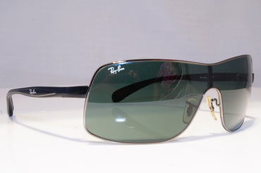 RAY-BAN Mens Designer Sunglasses Black Shield RB 3244 004/71 20300