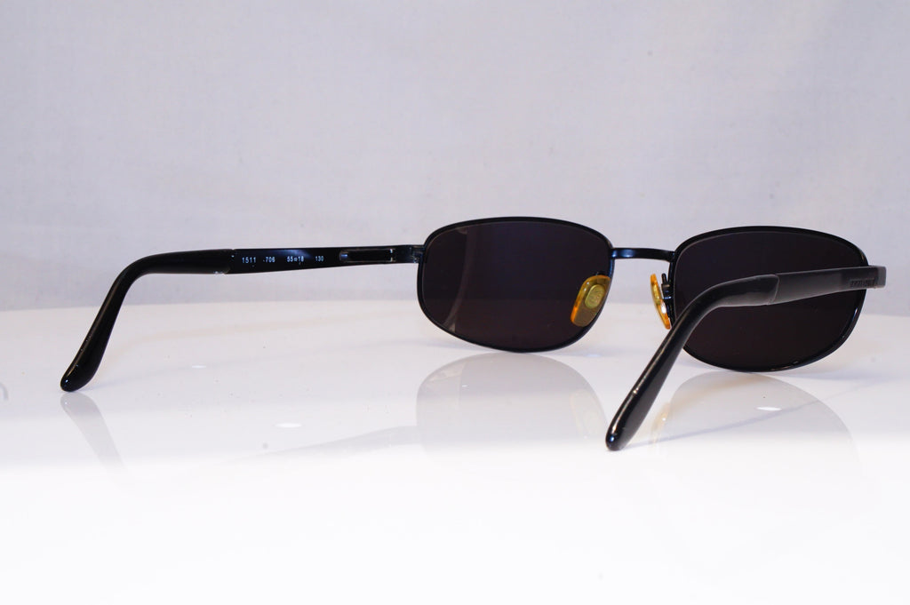 GIORGIO ARMANI Mens Vintage 1990 Designer Sunglasses Black Square 1511 706 16985