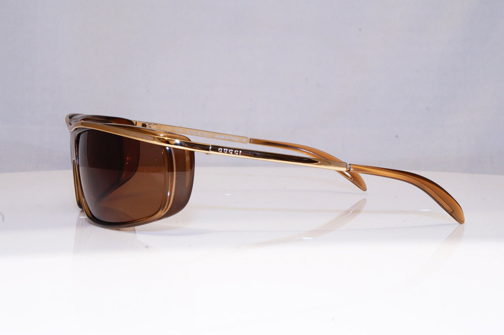 GUCCI Mens Vintage 1990 Designer Sunglasses Gold Wrap GG 1420 438 17453