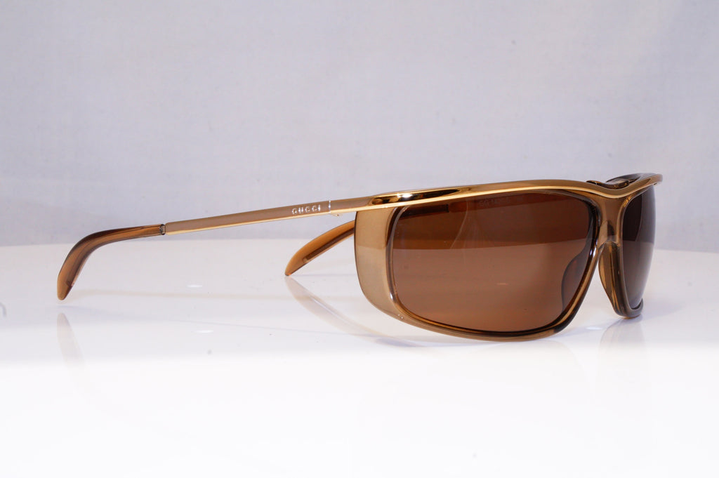 GUCCI Mens Vintage 1990 Designer Sunglasses Gold Wrap GG 1420 438 17453