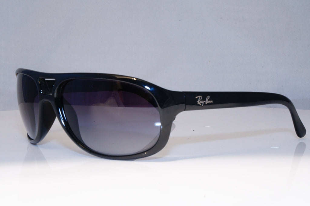 RAY-BAN Mens Designer Sunglasses Black Wrap RB 4124 601/8G 21465