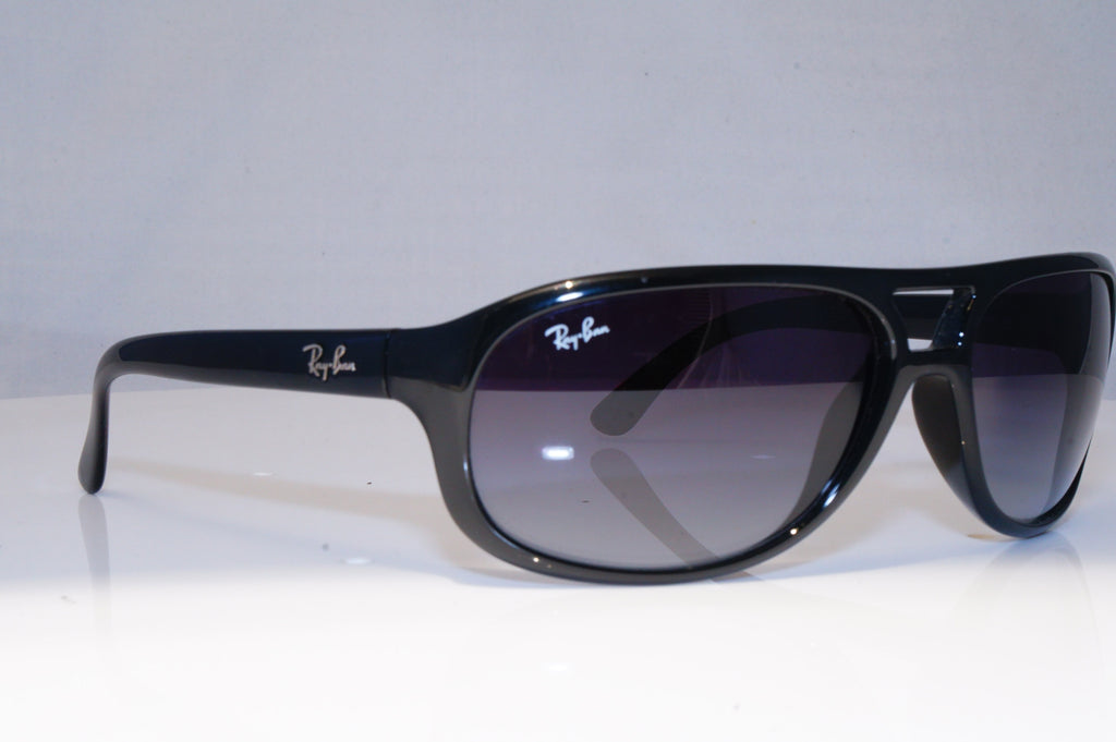 RAY-BAN Mens Designer Sunglasses Black Wrap RB 4124 601/8G 21465