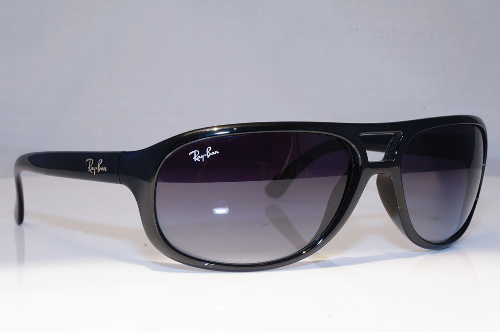RAY-BAN Mens Designer Sunglasses Black Wrap RB 4124 601/8G 21465