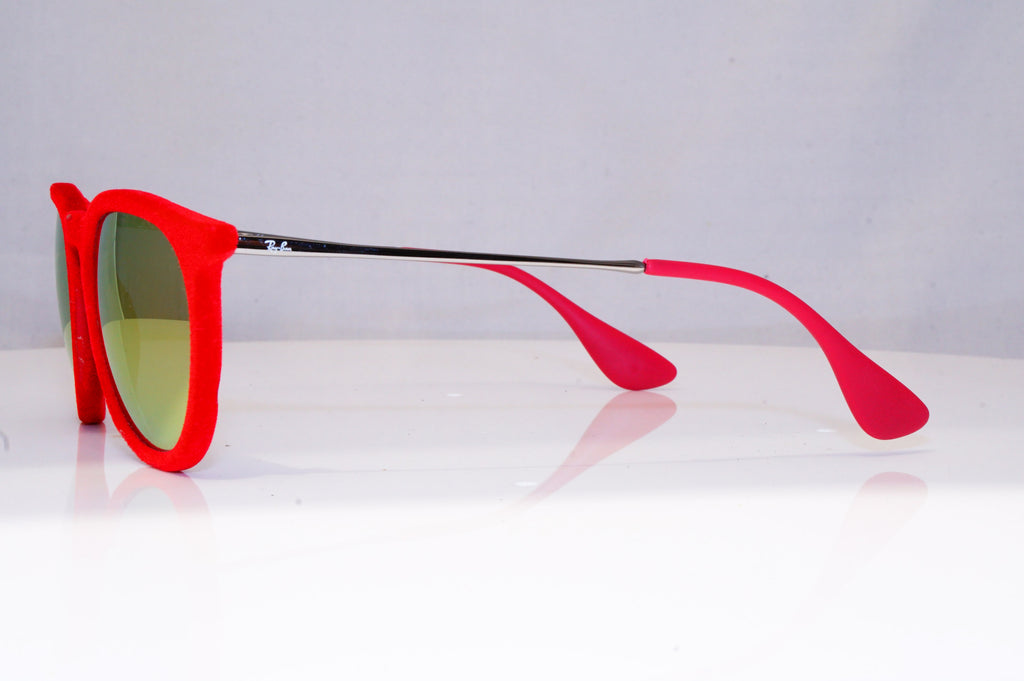 RAY-BAN Womens Mirror Designer Sunglasses Red VELVET ERIKA RB 4121 6076/6Q 16574