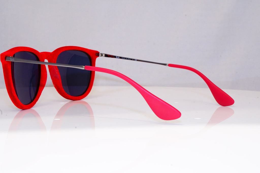 RAY-BAN Womens Mirror Designer Sunglasses Red VELVET ERIKA RB 4121 6076/6Q 16574
