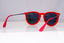 RAY-BAN Womens Mirror Designer Sunglasses Red VELVET ERIKA RB 4121 6076/6Q 16574