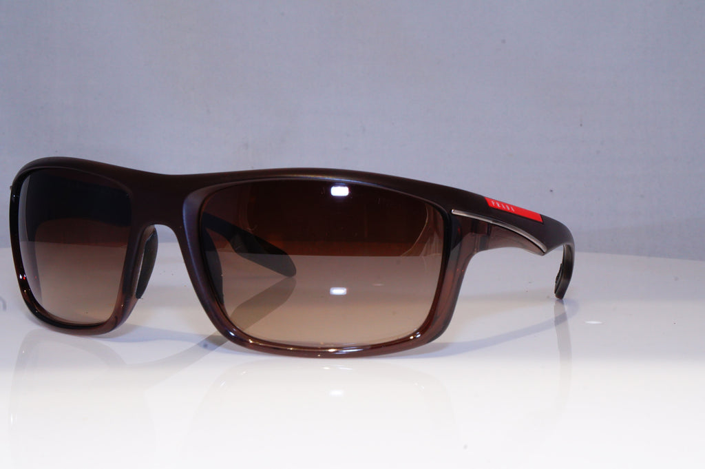 PRADA Mens Designer Sunglasses Brown Wrap SPS 01N GAJ-6S1 19128