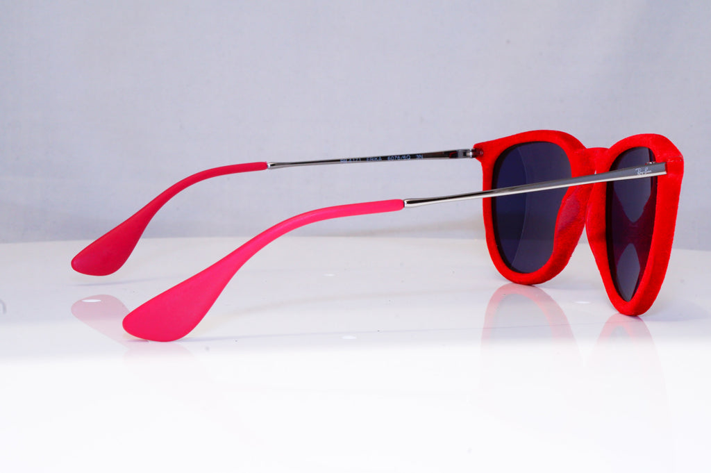 RAY-BAN Womens Mirror Designer Sunglasses Red VELVET ERIKA RB 4121 6076/6Q 16574