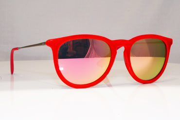 RAY-BAN Womens Mirror Designer Sunglasses Red VELVET ERIKA RB 4121 6076/6Q 16574