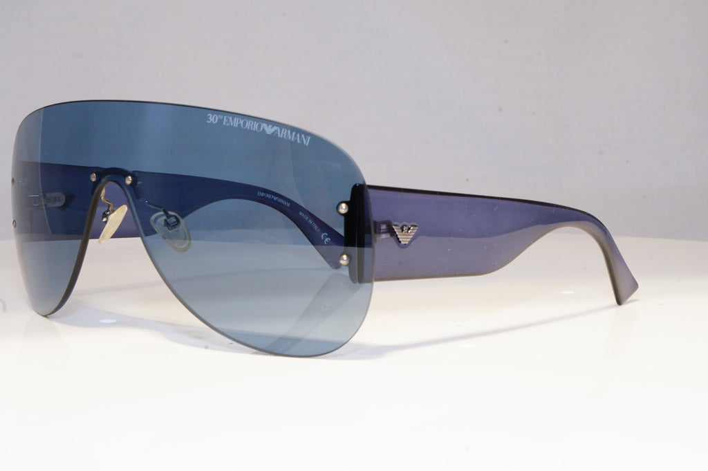 EMPORIO ARMANI Mens Womens Designer Sunglasses Blue ANNIVERSARY EA 9838 20334