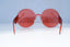 EMPORIO ARMANI Womens Designer Sunglasses Brown Round RED EA 9837 3U8LH 20335