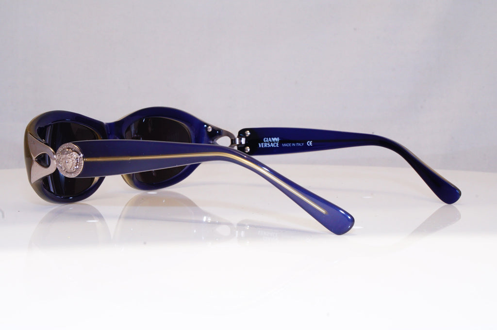 GIANNI VERSACE Mens Womens Unisex Vintage Designer Sunglasses Blue 366 723 17292
