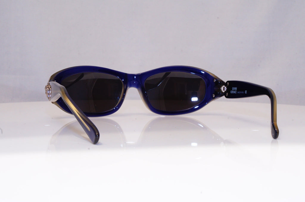 GIANNI VERSACE Mens Womens Unisex Vintage Designer Sunglasses Blue 366 723 17292