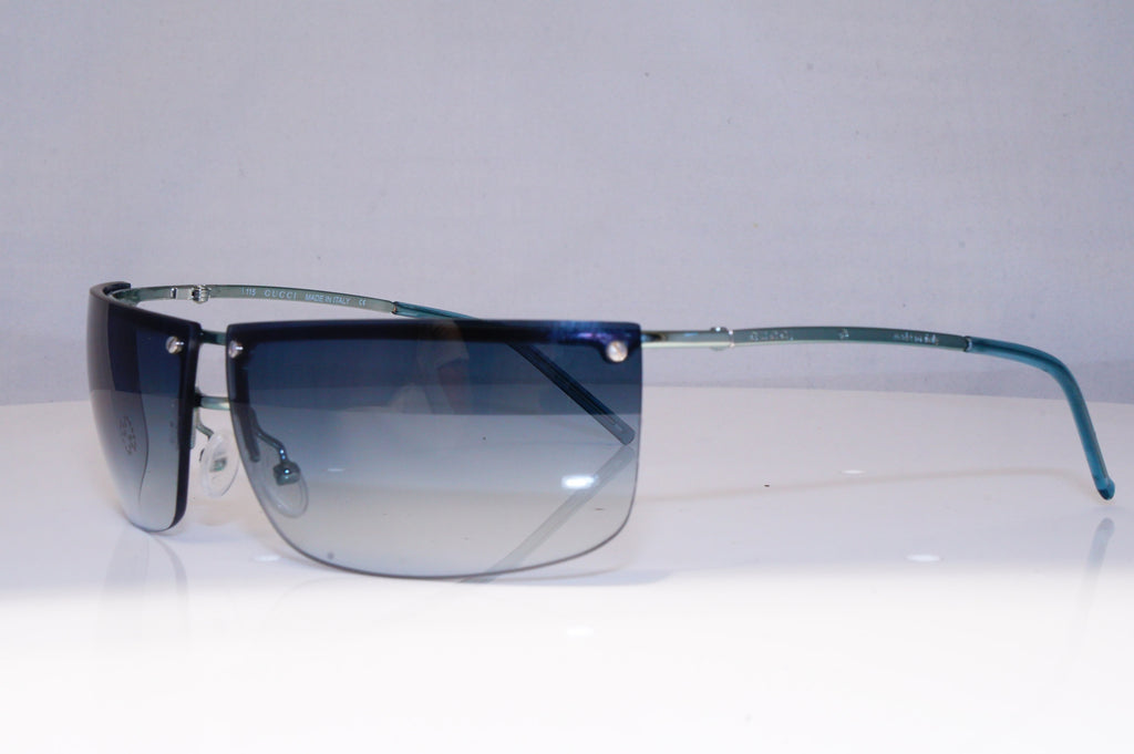 GUCCI Mens Womens Diamante Vintage Designer Sunglasses TEAL GG 2653 L7E 21460