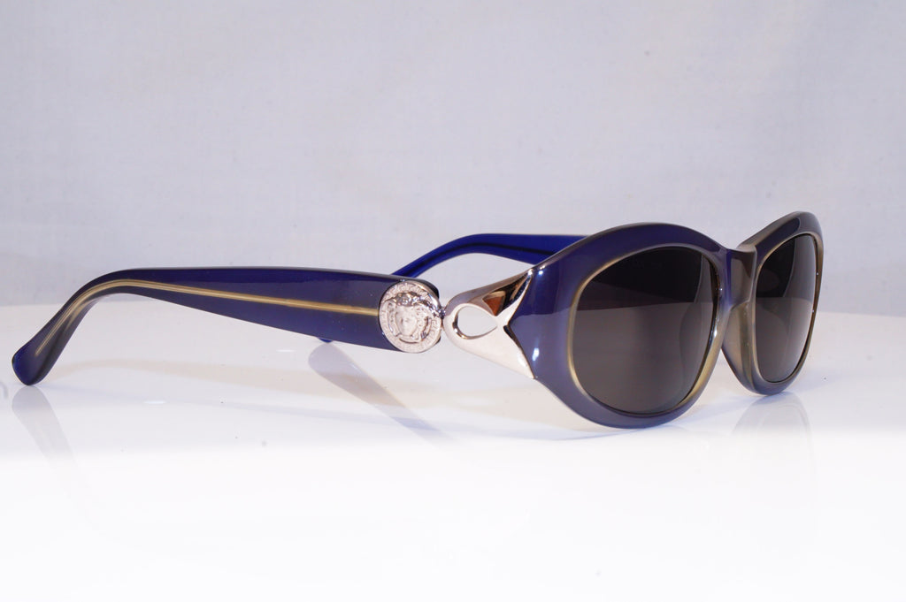 GIANNI VERSACE Mens Womens Unisex Vintage Designer Sunglasses Blue 366 723 17292