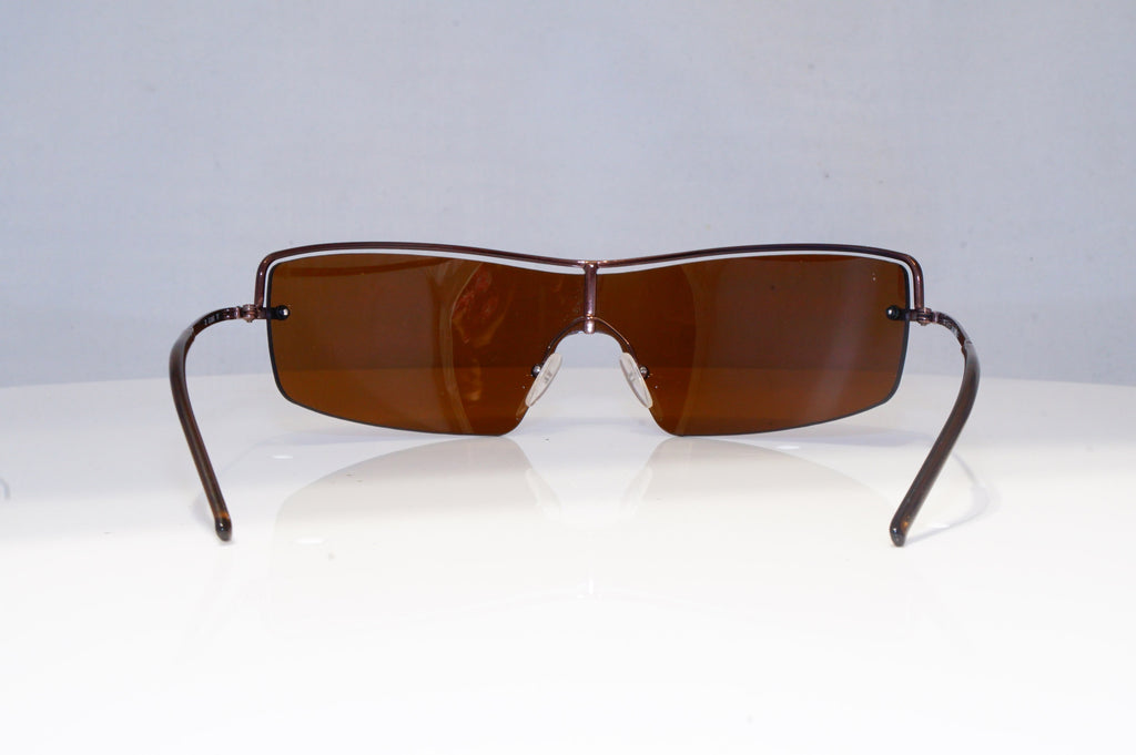 GUCCI Mens Vintage 1990 Designer Sunglasses Brown Shield GG 2683 T6T 20287