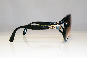 DIOR Womens Vintage Oversized Designer Sunglasses Black Square 2320 90 17195