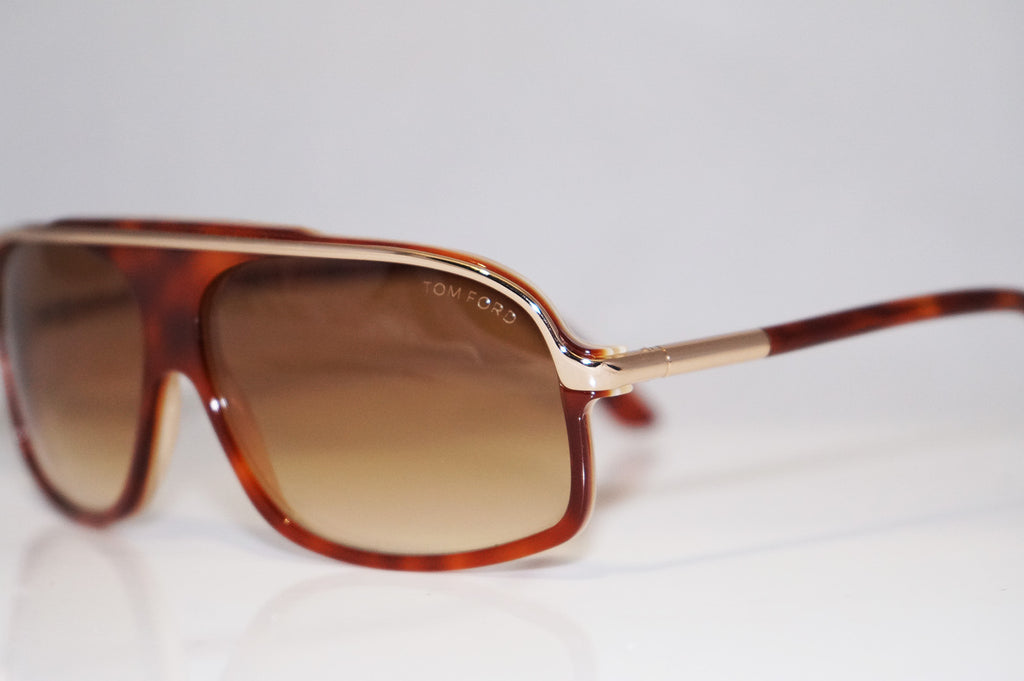 TOM FORD Mens Designer Sunglasses Brown Rectangle EMESTO TF133 56F 13637