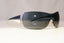 PRADA Mens Womens Designer Sunglasses Black Shield WHITE SPR 54G 76I-1A1 21444