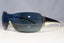PRADA Mens Womens Designer Sunglasses Black Shield WHITE SPR 54G 76I-1A1 21444