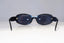 BVLGARI Mens Womens Vintage Designer Sunglasses Black Rectangle 815 558 20316