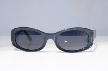 BVLGARI Mens Womens Vintage Designer Sunglasses Black Rectangle 815 558 20316