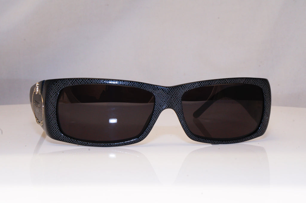 PRADA Womens Designer Sunglasses Black Rectangle SPR 11H 7JS-1A1 18152