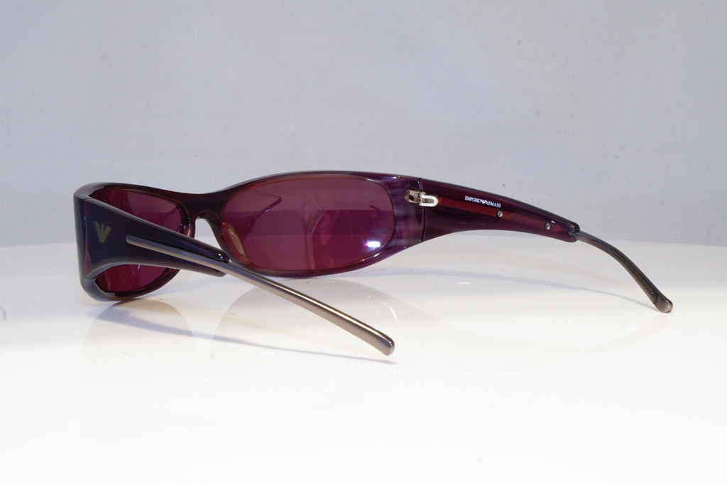 EMPORIO ARMANI Mens Womens Vintage Designer Sunglasses Burgundy EA 9076 20294