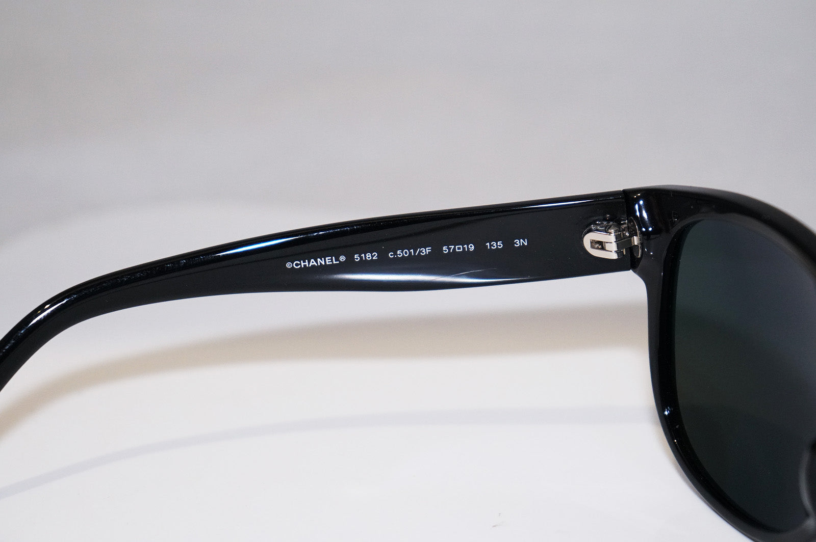 CHANEL Womens Designer Sunglasses Black Butterfly 5182 C501 3F