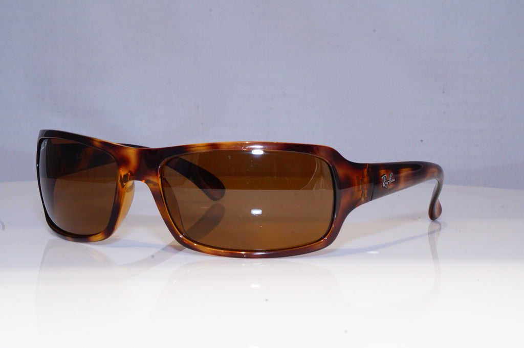 RAY-BAN Mens Womens Polarized Designer Sunglasses Brown Wrap RB 4075 64257 19120