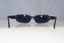 VERSUS Mens Womens Vintage Designer Sunglasses Brown Rectangle E99 545 21446