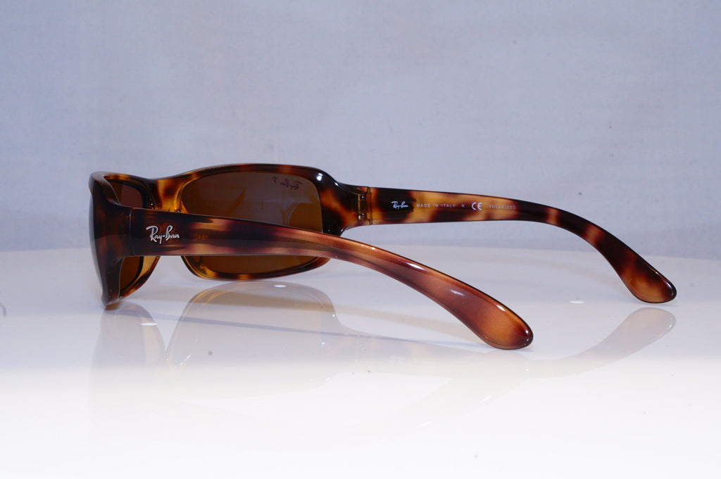 RAY-BAN Mens Womens Polarized Designer Sunglasses Brown Wrap RB 4075 64257 19120