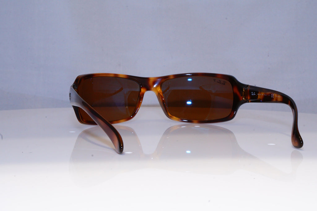 RAY-BAN Mens Womens Polarized Designer Sunglasses Brown Wrap RB 4075 64257 19120