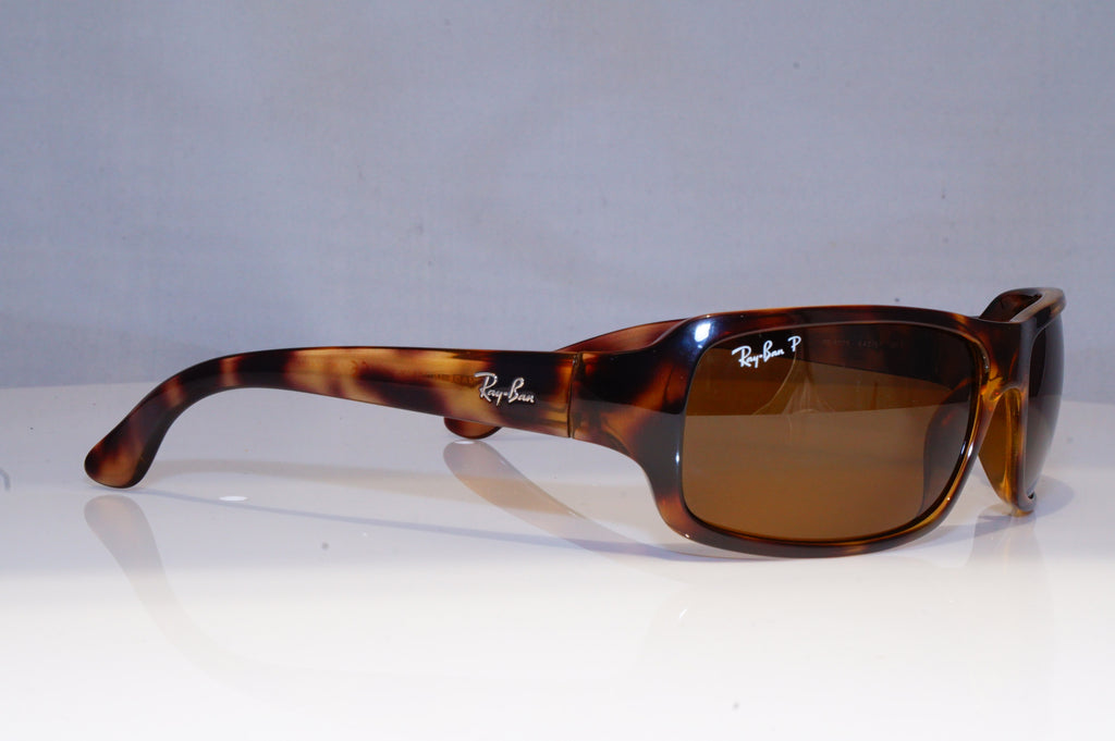 RAY-BAN Mens Womens Polarized Designer Sunglasses Brown Wrap RB 4075 64257 19120