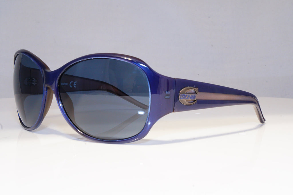 JUST CAVALLI Womens Designer Sunglasses Blue Butterfly JC 074 457 20312