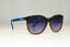 JUST CAVALLI Womens Designer Sunglasses Blue Butterfly JC213 5SW 17176