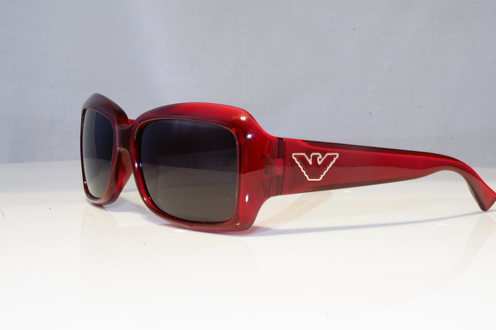 EMPORIO ARMANI Womens Designer Sunglasses Burgundy Rectangle EA 9455 BC1ML 15711