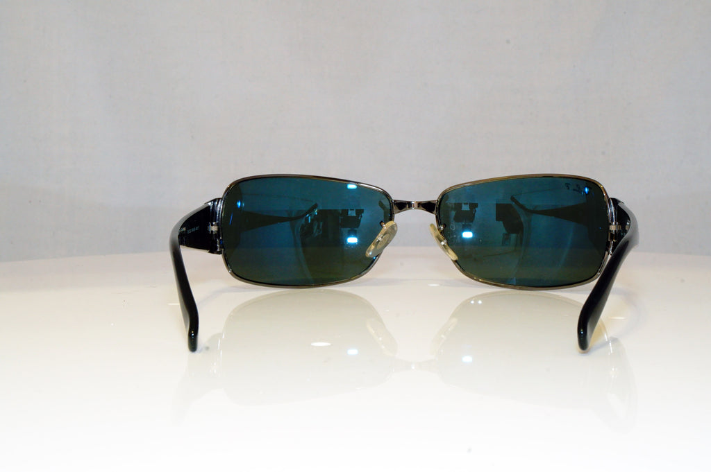 RAY-BAN Mens Polarized Designer Sunglasses Silver Wrap RB 3332 004/58 17172