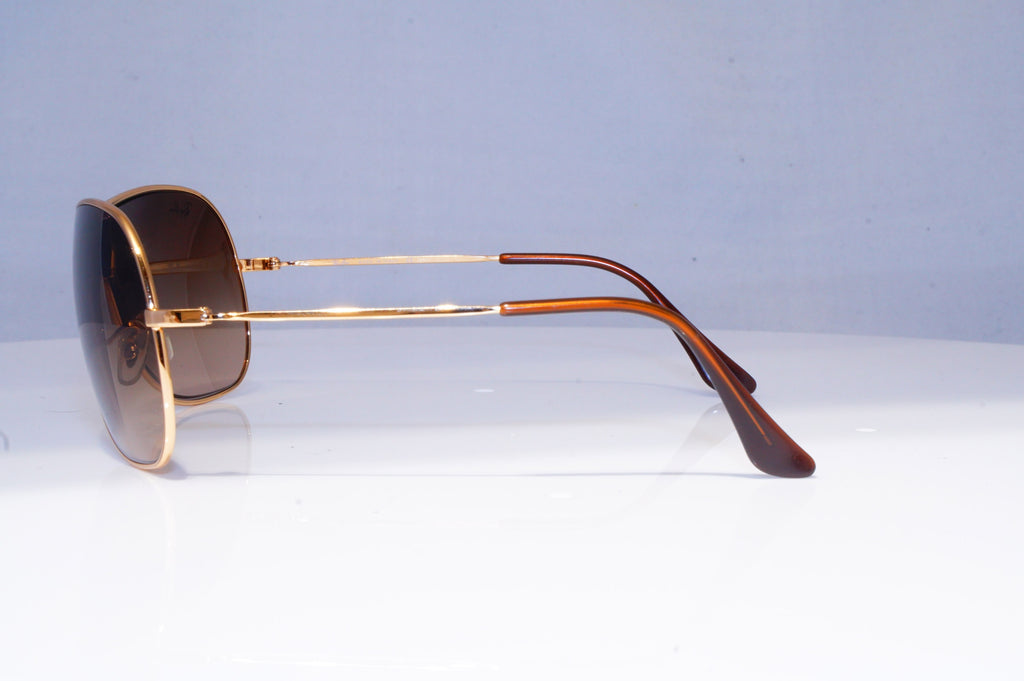 RAY-BAN Mens Designer Sunglasses Gold Shield RB 3211 001/13 20293