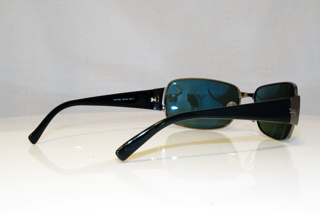 RAY-BAN Mens Polarized Designer Sunglasses Silver Wrap RB 3332 004/58 17172