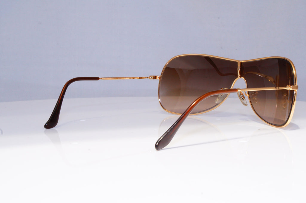 RAY-BAN Mens Designer Sunglasses Gold Shield RB 3211 001/13 20293