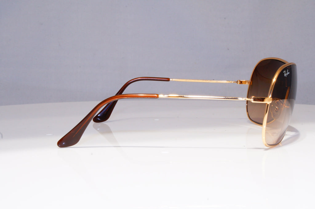 RAY-BAN Mens Designer Sunglasses Gold Shield RB 3211 001/13 20293