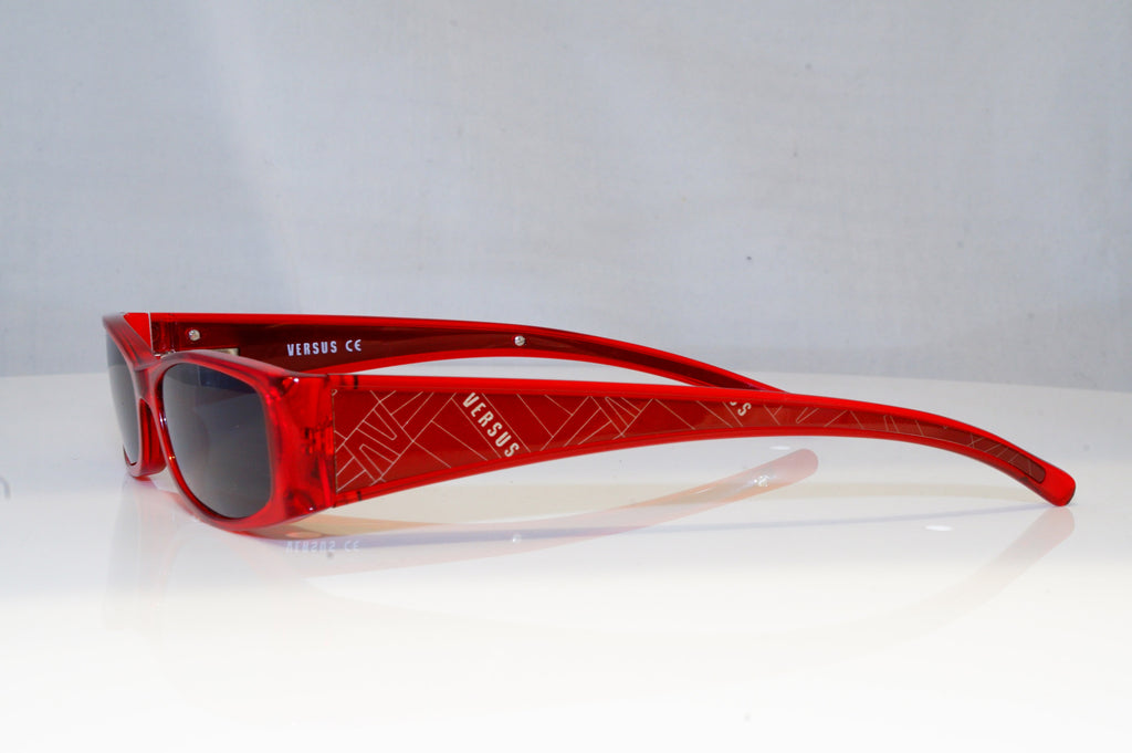 VERSUS Womens Designer Sunglasses Red Rectangle IMMACULATE 8073 751 10797