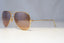 RAY-BAN Mens Womens Boxed Sunglasses Gold Pilot AVIATOR RB 3025 001/3E 21468