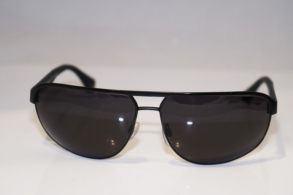 EMPORIO ARMANI Mens Designer Sunglasses Black Aviator EA 2025 2001 S1 14536