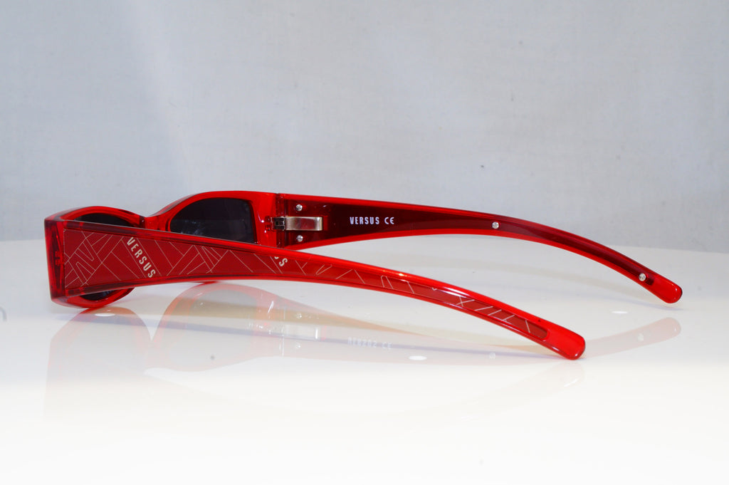 VERSUS Womens Designer Sunglasses Red Rectangle IMMACULATE 8073 751 10797