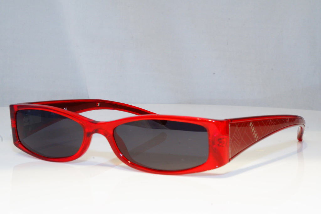 VERSUS Womens Designer Sunglasses Red Rectangle IMMACULATE 8073 751 10797