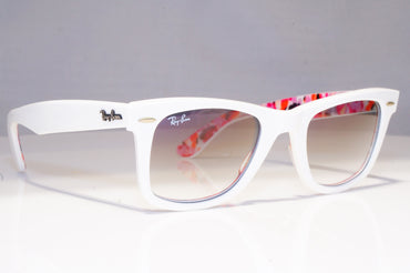 RAY-BAN Mens Womens Designer Sunglasses White Wayfarer PRINTS RB 2140 1022 20292