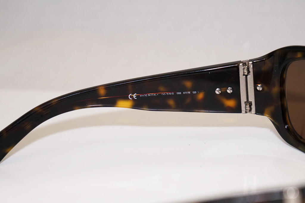 GUCCI Mens Unisex Designer Sunglasses Brown Wrap GG 1519 086 11828