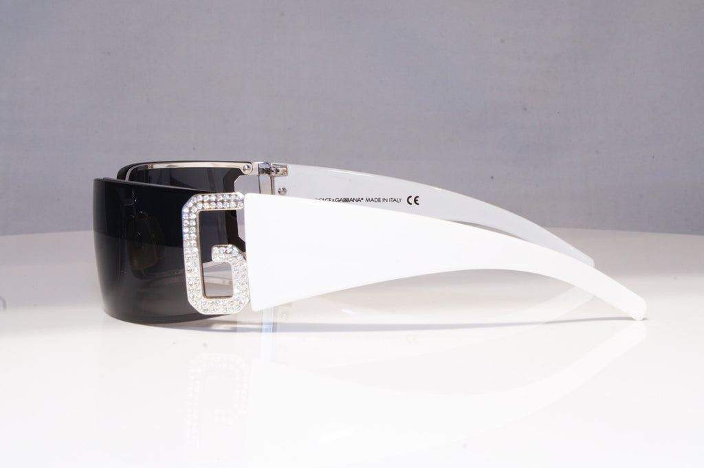 DOLCE & GABBANA Mens Womens Diamante Designer Sunglasses White DG 826S H60 20296